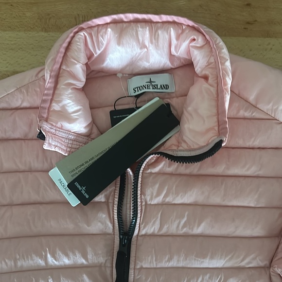 Nwt STONE ISLAND Loom Woven Chambers Down Jacket - Picture 4 of 12